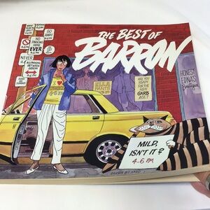 The Best of Barron Political cartoons 1985 First Edition Sid Barron comic strips